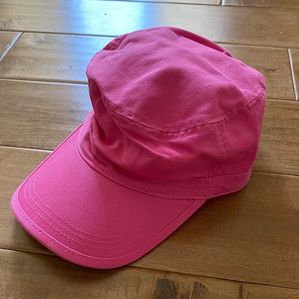 NWT Alternative Apparel Eco Conscious Fidel Cap Hat in Bright Pink
